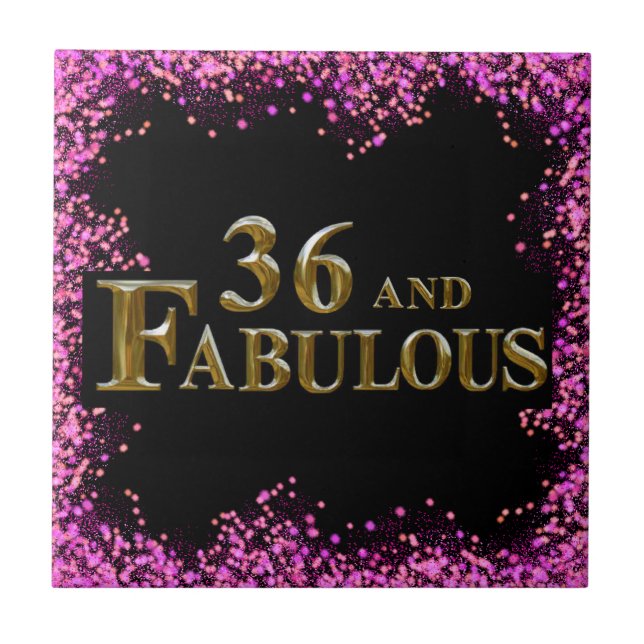 Azulejo De Cerâmica 36º Aniversário (Frente)