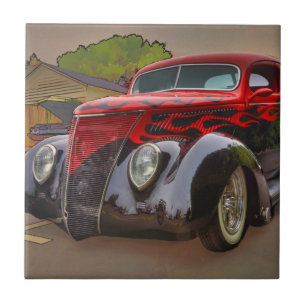 AZULEJO DE CERÂMICA 372B - FORD 1937