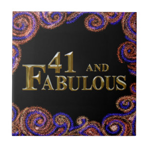 Azulejo De Cerâmica 41º Aniversário