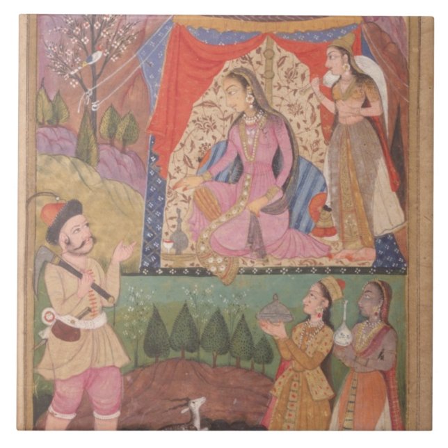 Azulejo De Cerâmica 48.6/2 descrições de Farhad do fólio 138 suas (Frente)