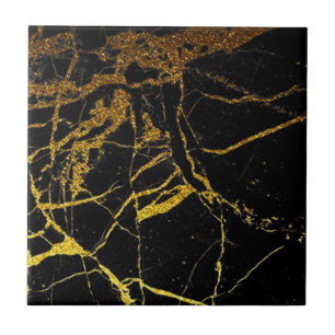 Azulejo De Cerâmica 4 de 4 de março de 2014, Dourado de Faux Marble 4,