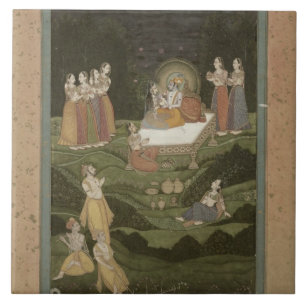 Azulejo De Cerâmica 63,794" Tambula-Seva", Krishnagar, Bengal