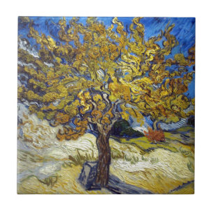 Azulejo De Cerâmica A Amoreira, Vincent van Gogh. Vintage