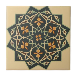 Azulejo De Cerâmica A arte cerâmica decorativa do vintage 1884