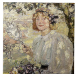 Azulejo De Cerâmica A Árvore Apple (por Bessie MacNicol)