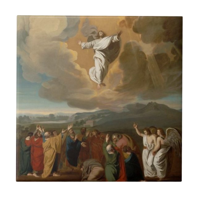 Azulejo De Cerâmica A Ascensão (Frente)