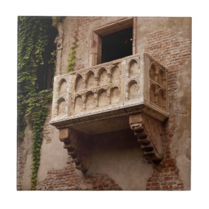 Azulejo De Cerâmica A Balcony de Juliet; Onde está Romeo?