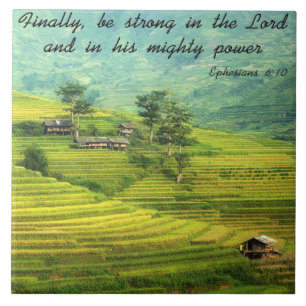 Azulejo De Cerâmica A bíblia cristã legal cita provérbios inspirado