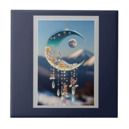 Azulejo De Cerâmica A caçadora de luas