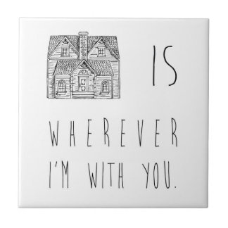 Azulejo De Cerâmica A casa é