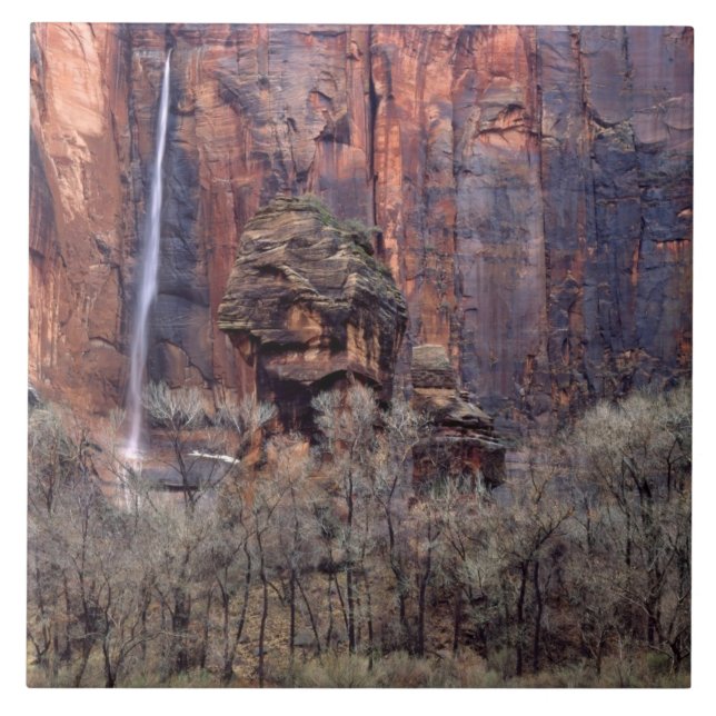 Azulejo De Cerâmica A cascata pulpit e efêmero (Frente)