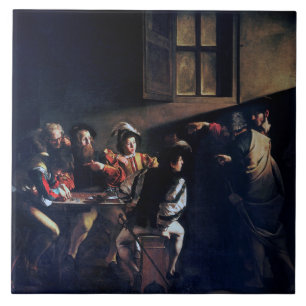 Azulejo De Cerâmica A chamada do Santo Matthew, Caravaggio