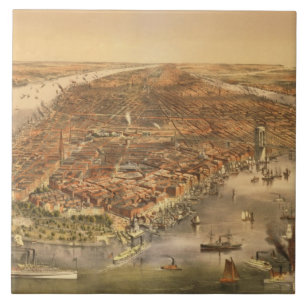 Azulejo De Cerâmica A cidade de New York, 18