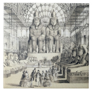 Azulejo De Cerâmica A corte de Nubian no palácio de cristal em