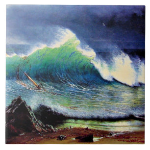 Azulejo De Cerâmica A Costa do Mar Turquesa