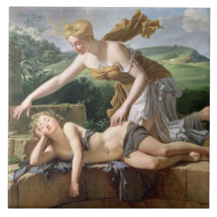 Azulejo De Cerâmica A criança da fortuna, 1801 (óleo em canvas)