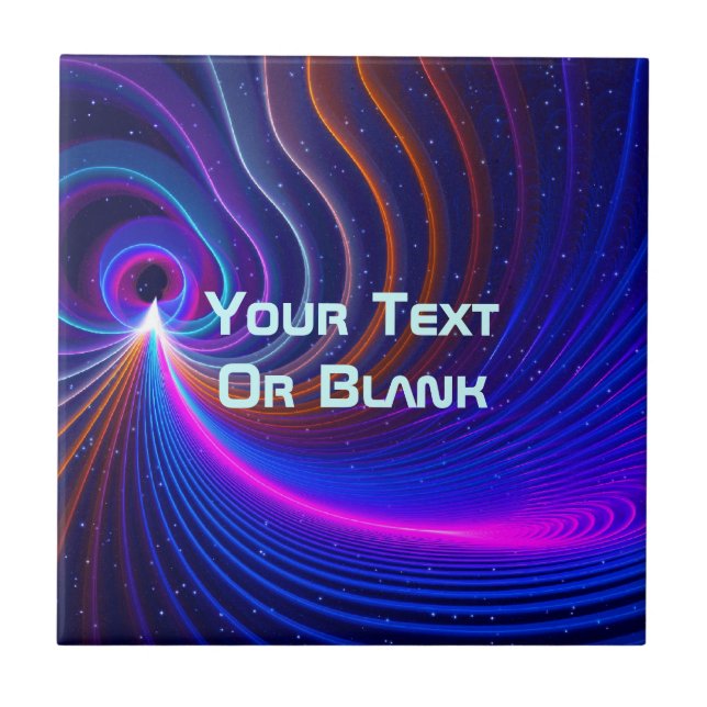 Azulejo De Cerâmica A Curvatura do Espaço (Frente)