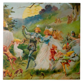 Azulejo De Cerâmica “A Dança das Fadas” por ES Hardy