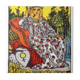Azulejo De Cerâmica A Empress Tarot Card