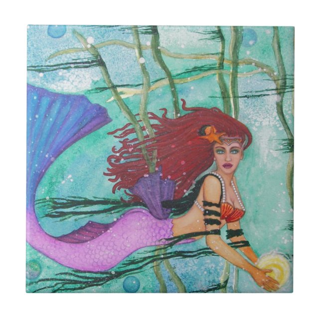 Azulejo De Cerâmica A Esfera do Mar (Frente)