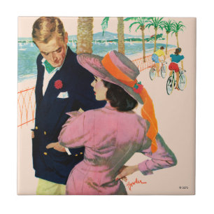 Azulejo De Cerâmica A Estratégia do Amor