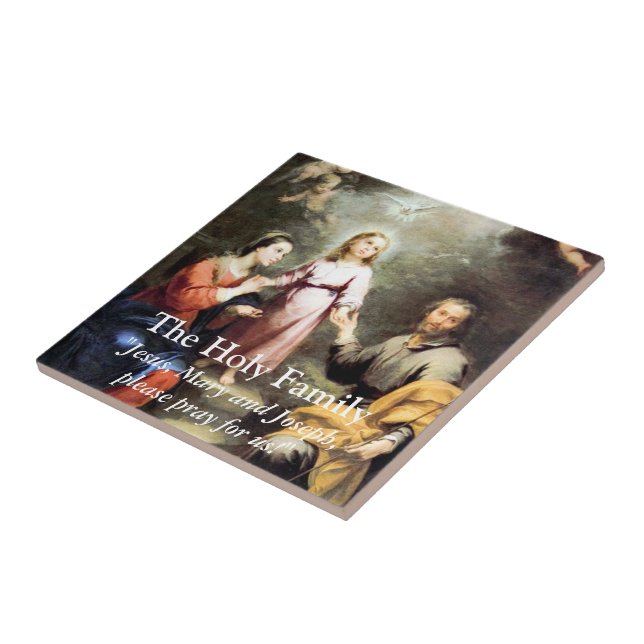 Azulejo De Cerâmica A família santamente (Lateral)