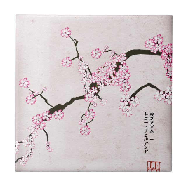 Azulejo De Cerâmica a flor antiga 9 dos fernandes tony (Frente)