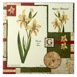 Azulejo De Cerâmica A flor de agosto