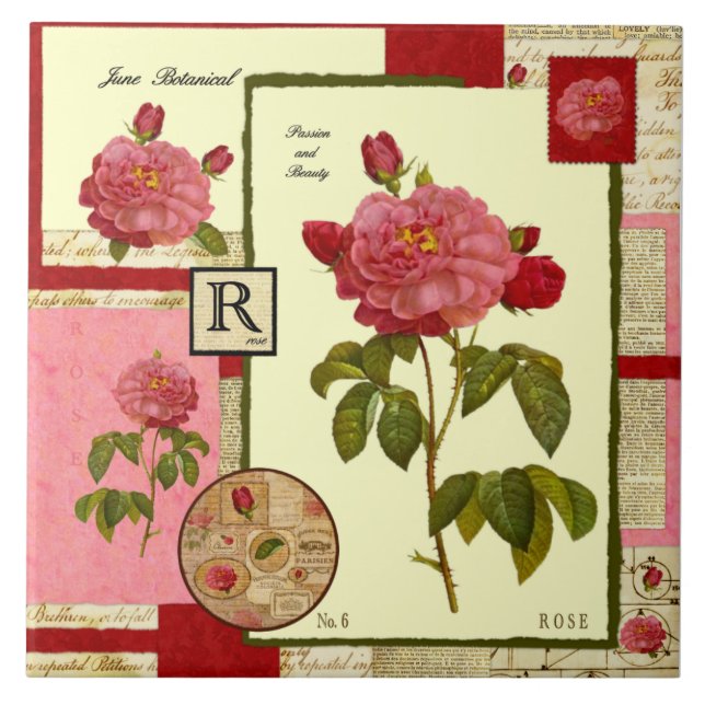 Azulejo De Cerâmica A flor de junho (Frente)