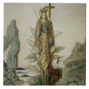 Azulejo De Cerâmica A flor místico