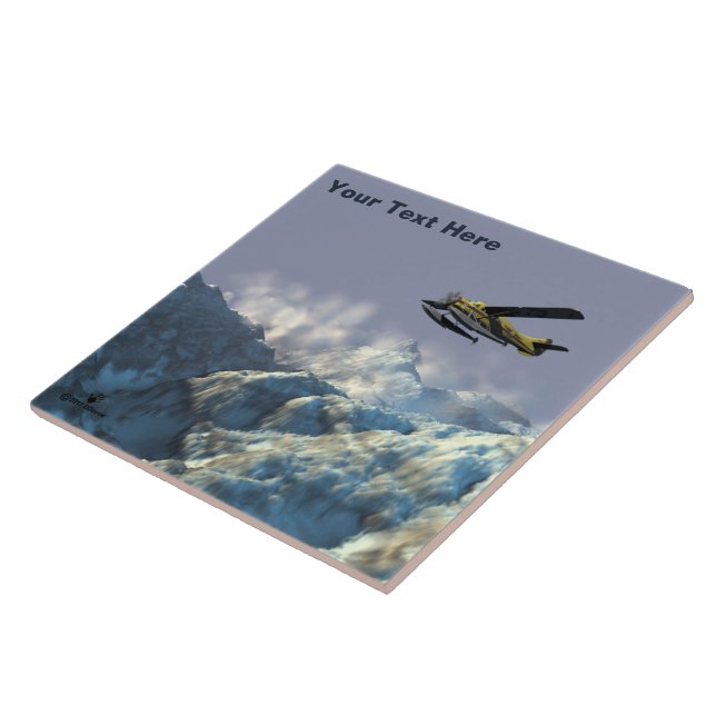 Azulejo De Cerâmica À Frente Da Tempestade (Lateral)