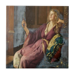 Azulejo De Cerâmica A Garota Maliciosa (por John Collier)