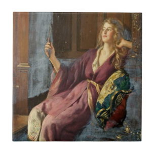 Azulejo De Cerâmica A Garota Maliciosa (por John Collier)