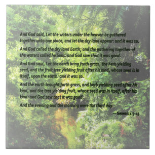 Azulejo De Cerâmica A génese 1 9-13… deixou a terra seca aparecer