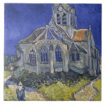 Azulejo De Cerâmica A Igreja em Auvers por Vincent van Gogh<br><div class="desc">Vincent Willem van Gogh foi um pintor de origem holandesa, impressionista e Postado, cuja obra, notável pela sua beleza áspera, honestidade emocional e cor ousada, teve uma influência profunda na arte do século 20. Após anos de dolorosa ansiedade e frequentes surtos de doença mental, ele morreu aos 37 anos de...</div>