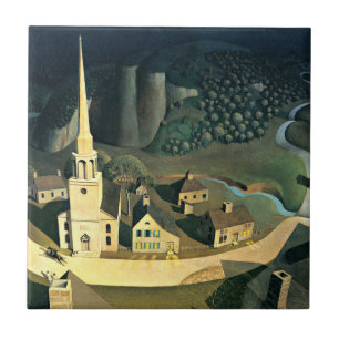 Azulejo De Cerâmica A meia-noite de Paul Revere