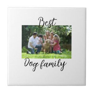 Azulejo De Cerâmica A melhor família de cachorros mãe pai animal de es