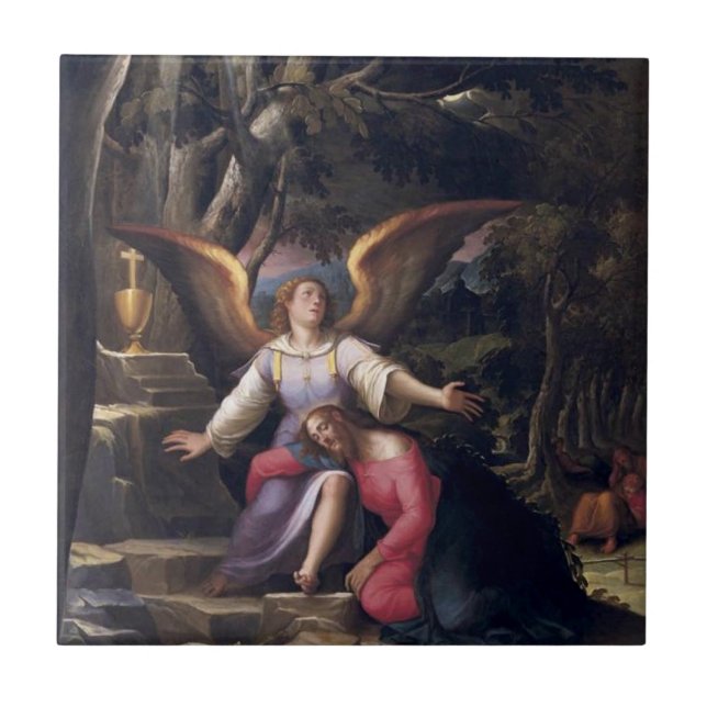 AZULEJO DE CERÂMICA  A PAIXÃO DE CRISTO (Frente)