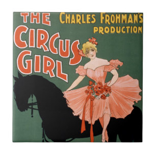 Azulejo De Cerâmica A Produção de Charles Frohman, A Garota do Circo 3