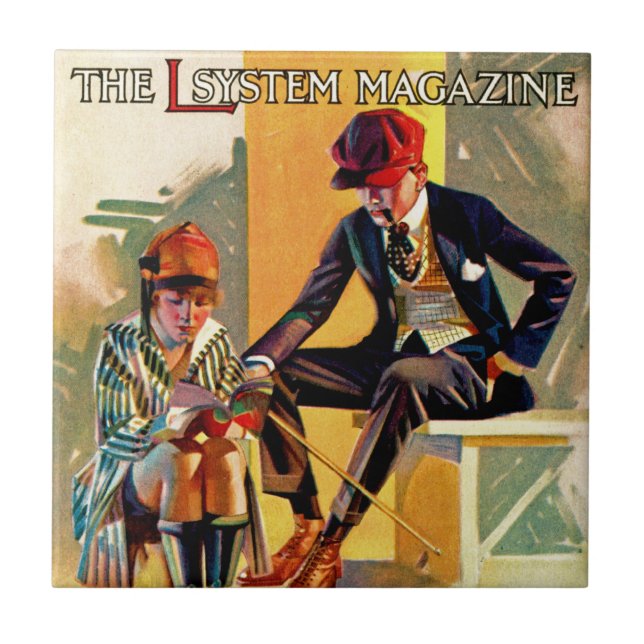 Azulejo De Cerâmica A Revista do Sistema L (Frente)