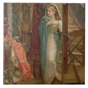 Azulejo De Cerâmica A sala de propriedade, 1879 (óleo em canvas)