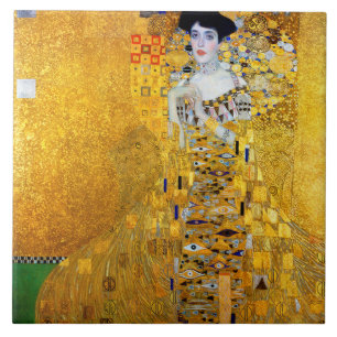 Azulejo De Cerâmica A Senhora do Dourado, Gustav Klimt
