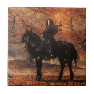 Azulejo De Cerâmica A Senhora do Halloween