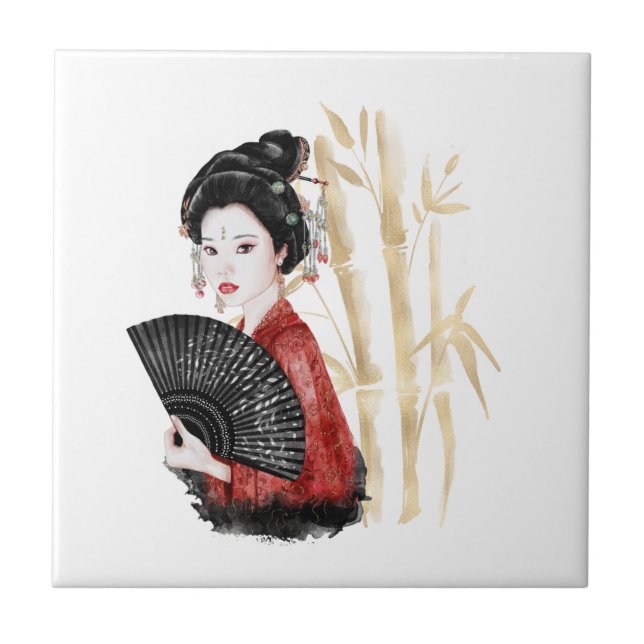Azulejo De Cerâmica A Série Okinawa Design 39   (Frente)