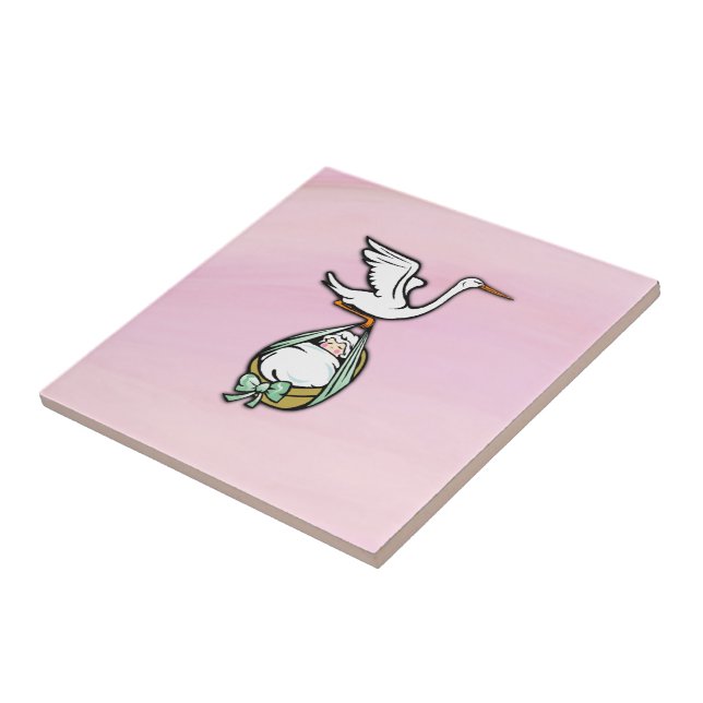 Azulejo De Cerâmica A Tempestade Carregar uma Menina (Lateral)