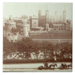 Azulejo De Cerâmica A torre de Londres (foto do sepia)