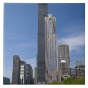 Azulejo De Cerâmica A Torre Willis (anteriormente a Torre Sears) se ap