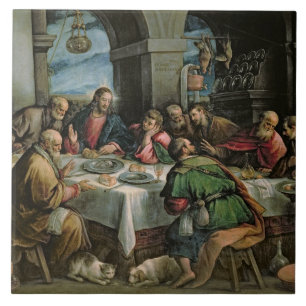Azulejo De Cerâmica A última ceia 3