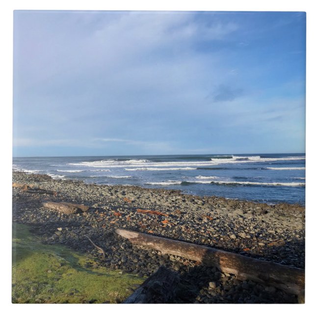 Azulejo De Cerâmica A Vaca em Seaside, Oregon (Frente)