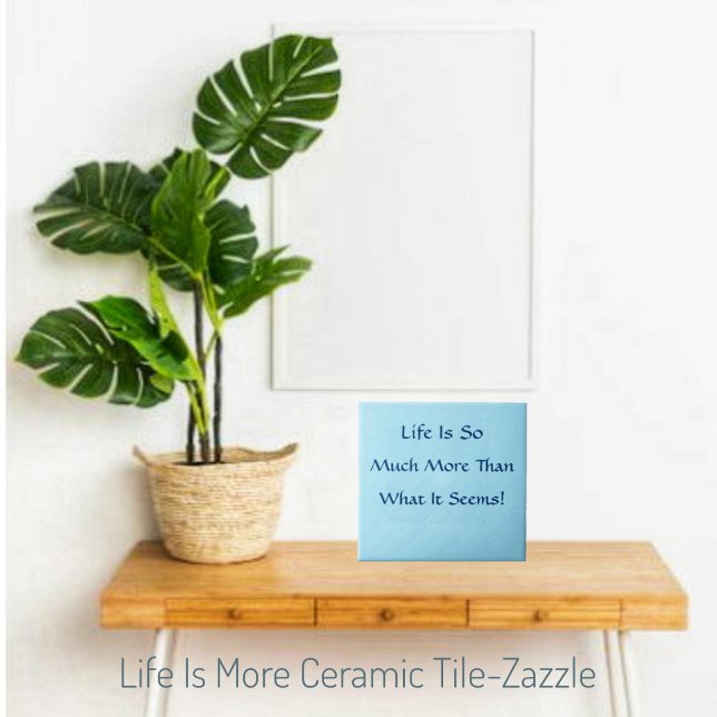 Azulejo De Cerâmica A Vida É Mais (Criador carregado)